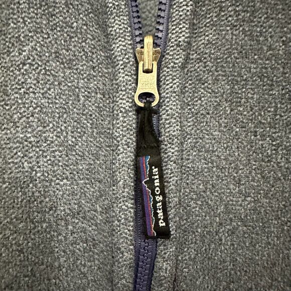VTG Y2K PATAGONIA SYNCHILLA W's Fleece Full Zip Jacket Grayish Purple USA MADE - Picture 4 of 12